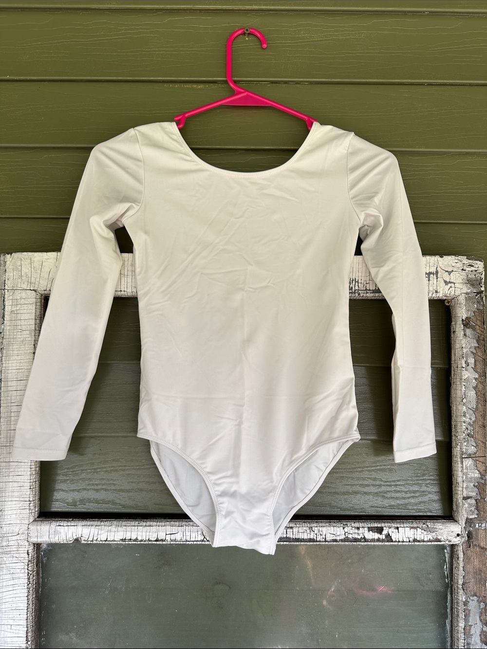 SHEIN White Long-Sleeve Kids One-Piece Bodysuit